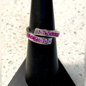 14 kt Sapphire Bypass Ring